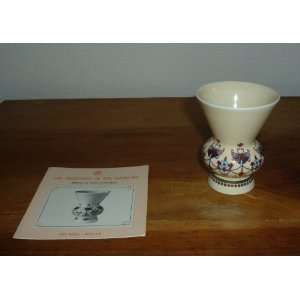  Oriental Kyo Ware Ietsuna Miniature Vase Franklin Mint 