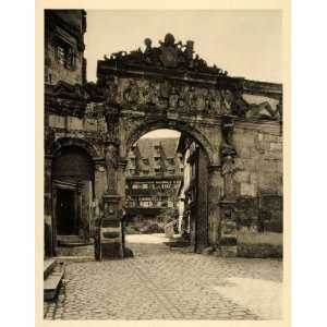  1934 Bamberg Old Residence Courtyard Germany Bavaria 