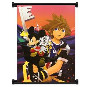  Kingdom Hearts Game Fabric Wall Scroll Poster (32x42 