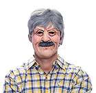 Funny Old Wrinkled Man Stanley Halloween Costume Mask