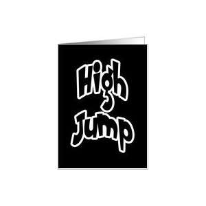 High Jump Card