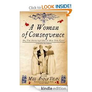 Woman of Consequence Anna Dean  Kindle Store