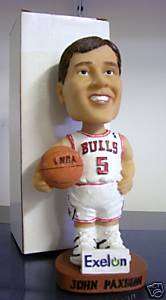 John Paxson Chicago Bulls Guard Bobble Bobblehead SGA from 2002  