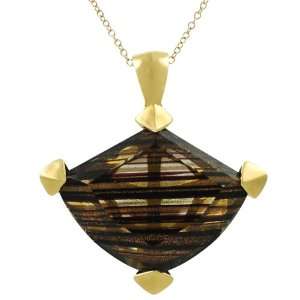  Sterling Silver Vermeil Rutilite Necklace Jewelry