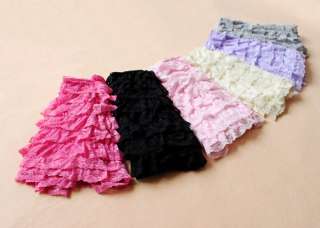 7Colors Women Grils Sexy Lace Pleated Mini Skirt Pants  
