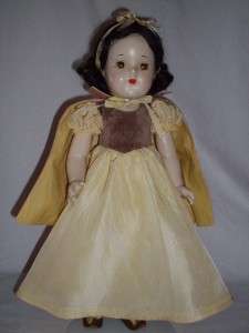   30s Madame Alexander 16 Snow White compo composition doll a/o  