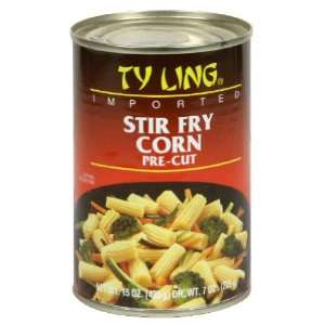 Ty Ling, Stir Fry Corn, 15 Ounce (12 Pack)  Grocery 
