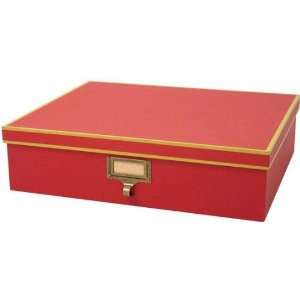  Cargo Atheneum Document Box, 4Hx15W, RED