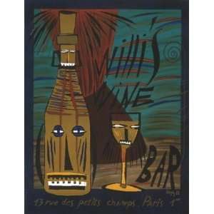  Willi S Wine Bar, 1988 Poster Print