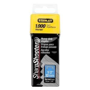  4 Pack Stanley TRA708T 1/2 Heavy Duty Staples 1,000 count 