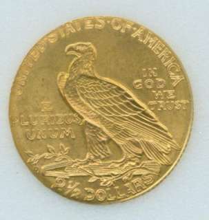 1925 D  $2.50 Indian Head Quarter Eagle  Gold Coin  2 1/2 Dollar 