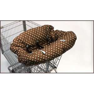  3 N 1 Shopping Cart & High Chair Cover   Chocolate and 