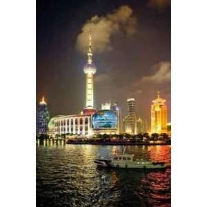  Shanghai Tower   Peel and Stick Wall Decal by Wallmonkeys 