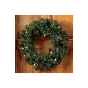  Cordless Lighted Wreath