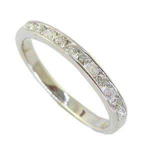   Real Diamond 14Kt Gold Channel Set Engagement Ring Wedding Band  