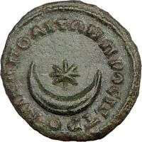 SEPTIMIUS SEVERUS 193AD Ancient Roman Coin MOON STAR  