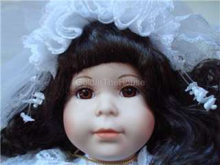  MANN Porcelain 1st Communion Doll   Teresa   Connoisseur Collection