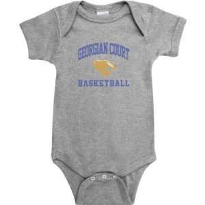  Georgian Court Lions Sport Grey Varsity Washed Basketball Arch Baby 