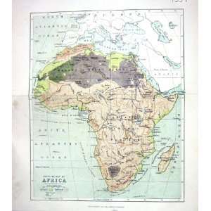   MAP c1906 AFRICA MADAGASCAR SEYCHELLE MAURITIUS