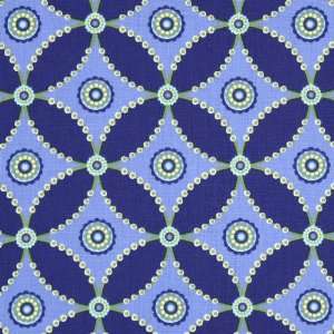   Miller Whimsy Crisscross Blue Fabric Yardage Arts, Crafts & Sewing