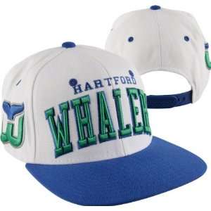  Hartford Whalers Super Star White/Royal Snapback Hat 