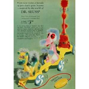   Print Ad Dr. Seuss Yink Gink Zink Pull Toy   Original Print Ad Home