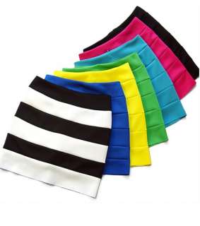 Japan Korea Lovely Candy Seven Colours Knit Skirt Mini Skirt  