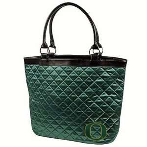  Oregon Ducks Ladies Green Quilted Tote Bag Sports 