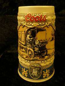 Coors Beer Stein 1989 Beer Truck 1910 2nd in set  