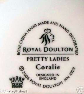 ROYAL DOULTON FIGURINE PRETTY LADY CORALIE H4929 FULLSZ  