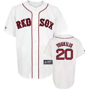  Kevin Youkilis Jersey Adult Majestic Home White Replica 