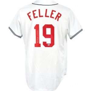  Bob Feller Autographed Jersey  Details Cleveland Indians 