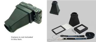 Digiscoping Set for Canon PowerShot S100 Black & EDG 85 Straight 