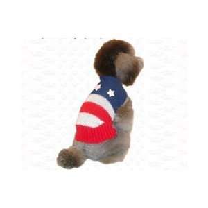  U.S. Pride Grand Ol Flag Dog Sweater (XSmall) Kitchen 