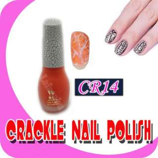 Fashion Crackle Nail Polish 18ml 20 colors for selection CR01 20 