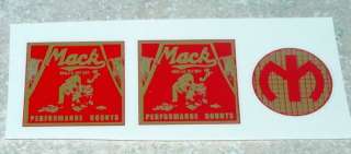 Steelcraft Mack Jr. Truck Red Sticker Set SC 022  