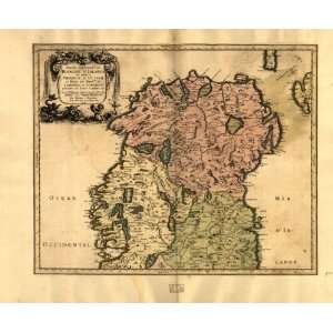  1665 map of Ireland, Northern Ireland