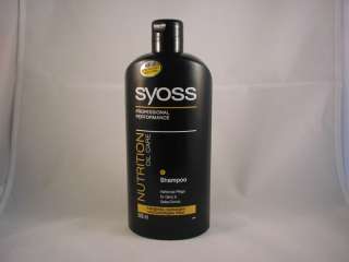 SYOSS Nutrition Shampoo by Schwarzkopf, 500ml  