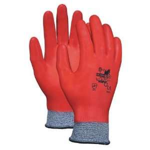  MEMPHIS GLOVE 9683CSS Cut Resistant Glove,Gray/Red,S,PR 