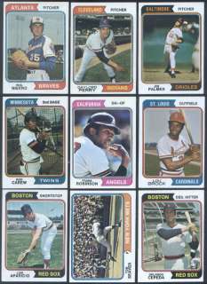 1974 Topps Baseball Complete SET Schmidt Ryan Aaron XMT  
