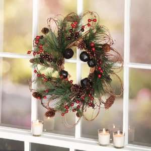  Multi Berry And Bell Wreath
