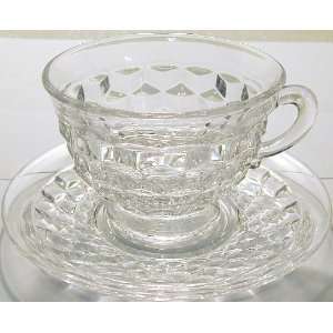   GL112   Vintage Fostoria American cup and saucer set