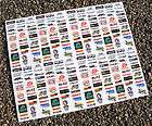 SLOT CAR SCALEXTRIC 1 32nd sponsor logo stickers decals items in 