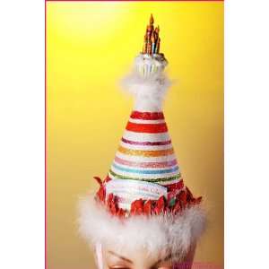 Glitterville Birthday, SO MANY CANDLES Party Hat