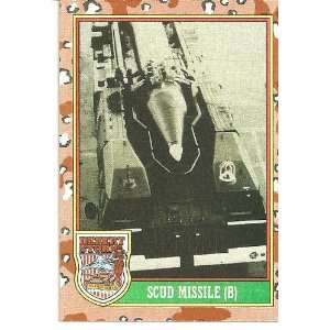  Desert Storm SCUD MISSILE (B) Card #51 