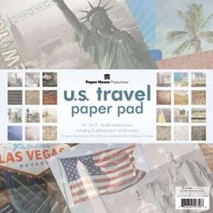    US Travel 12 x 12 Double Sided Paper Pad Arts, Crafts & Sewing
