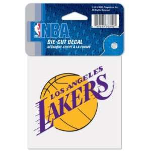  Los Angeles Lakers 4x4 Die Cut Decal
