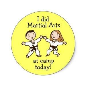  Martial Arts at Camp Stickers
