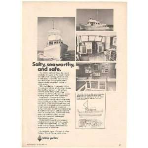  1971 Bristol Yacht Offshore 42 Boat Photo Print Ad (51304 