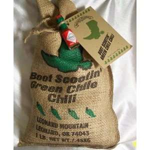 Boot Scootin Green Chile Chili  Grocery & Gourmet Food